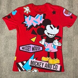 Mickey & Co All Over Print Mickey Tee | 2-Sided | M